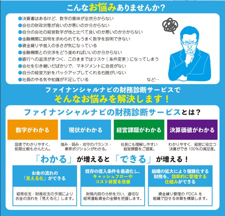 【限定15社】中小企業の無料財務診断サービス